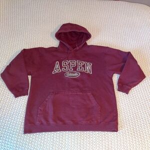 Aspen Colorado Hoodie – Maroon – Women’s Large